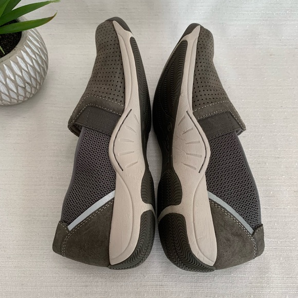 DANSKO Halle Gray Perforated Suede Slip On Comfort Sneaker Woman’s EU38 US7.5-8 - Picture 10 of 16